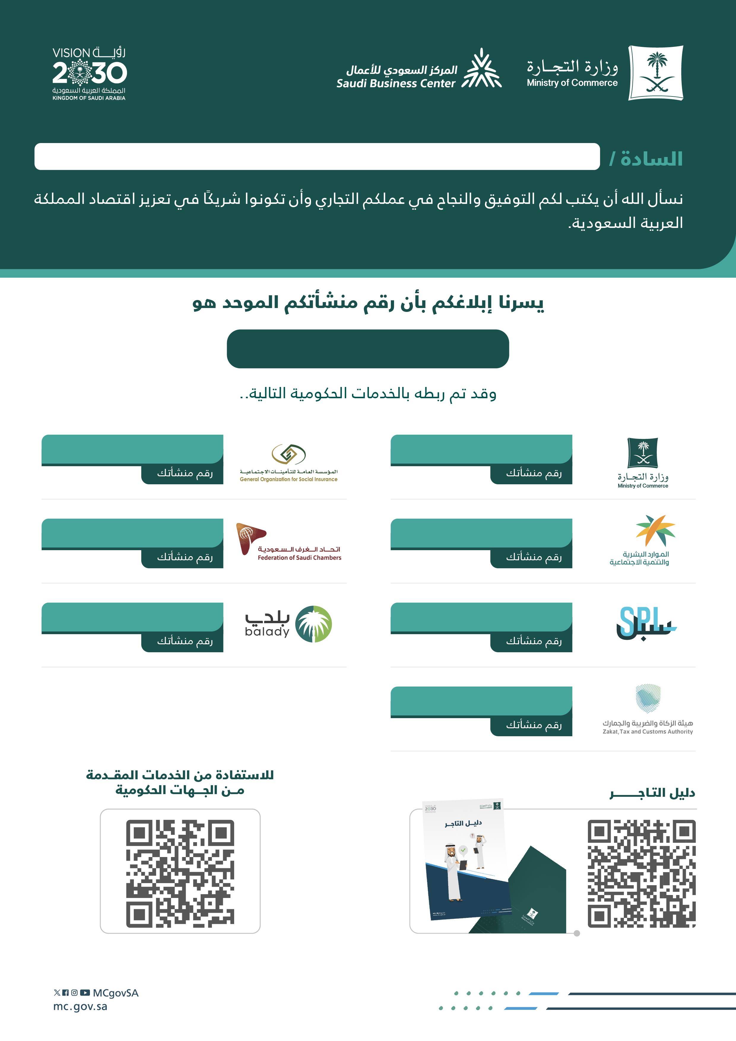 شهادة السعودة — نطاقات